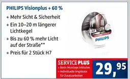AUTO plus Philips visionplus + 60 % Angebot