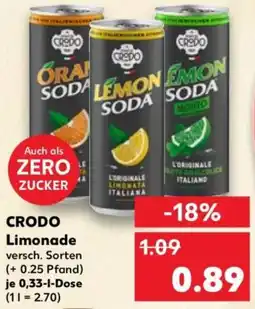 Kaufland CRODO Limonade Angebot