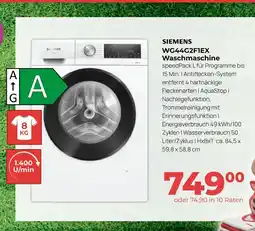 Hirsch und Ille Siemens wg44g2f1ex waschmaschine Angebot