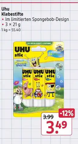 Rossmann Uhu klebestifte Angebot