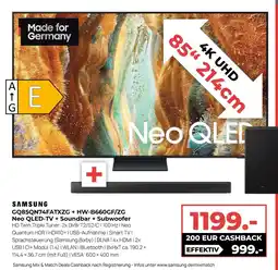 Hirsch und Ille Samsung gq85qn74fatxzg neo qled-tv + soundbar + subwoofer Angebot