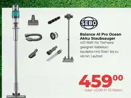 Hirsch und Ille Sebo balance ai pro ocean akku staubsauger Angebot