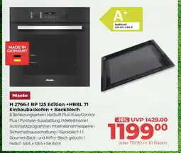 Hirsch und Ille Miele einbaubackofen h 2766-1 bp 125 edition Angebot
