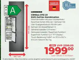 Hirsch und Ille Liebherr cbnbsa 575i-23 kühl-gefrier-kombination Angebot
