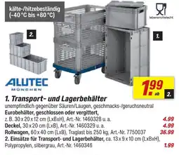 toom Baumarkt Alutec münchen eurobehälter, geschlossen oder vergittert Angebot