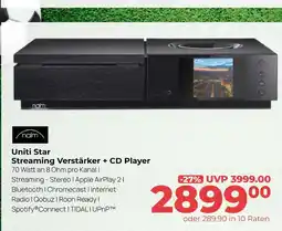Hirsch und Ille Naim uniti star streaming verstärker + cd player Angebot