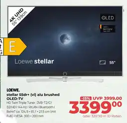 Hirsch und Ille Loewe stellar 55dr+ (vi) alu brushed oled-tv Angebot