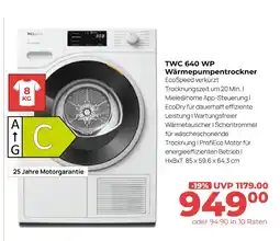 Hirsch und Ille Miele twc 640 wp wärmepumpentrockner Angebot