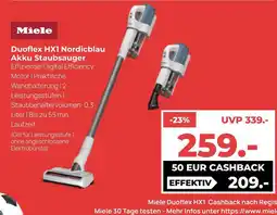 Hirsch und Ille Miele duoflex hx1 nordicblau akku staubsauger Angebot