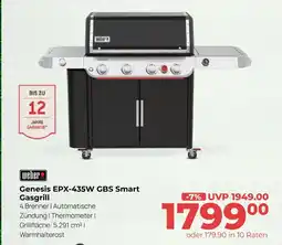 Hirsch und Ille Weber genesis epx-435w gbs smart gasgrill Angebot