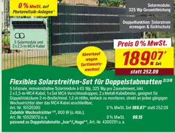 toom Baumarkt Flexibles solarstreifen-set für doppelstabmatten Angebot