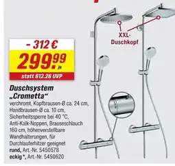 toom Baumarkt Hansgrohe duschsystem crometta Angebot