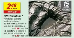 toom Baumarkt Pvc-teichfolie 0,5 mm stark Angebot