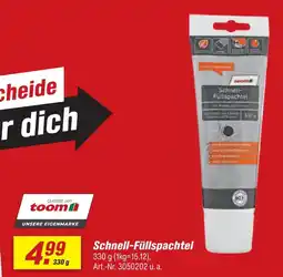 toom Baumarkt Toom schnell-füllspachtel Angebot
