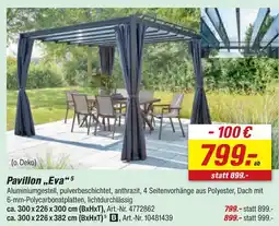 toom Baumarkt Pavillon „eva“ Angebot