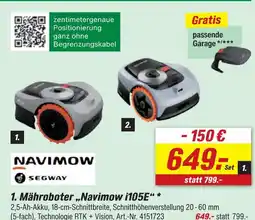 toom Baumarkt Segway mähroboter navimow i105e Angebot