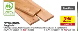 toom Baumarkt Terrassendiele, douglasie 2 m Angebot