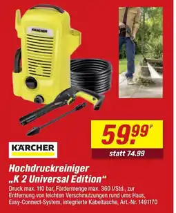 toom Baumarkt Kärcher hochdruckreiniger k 2 universal edition Angebot