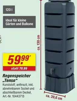 toom Baumarkt Regenspeicher tenso Angebot