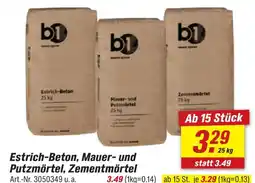 toom Baumarkt B1 estrich-beton Angebot