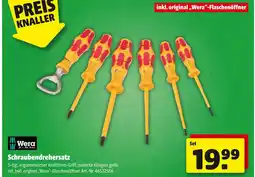 Hagebau Wera schraubendrehersatz Angebot