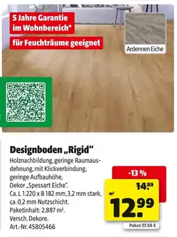 Hagebau Designboden „rigid“ Angebot