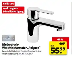 Hagebau Wellwater niederdruck-waschtischarmatur avignon Angebot