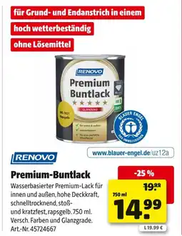 Hagebau Renovo premium-buntlack Angebot