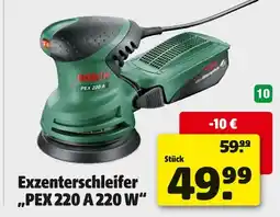Hagebau Bosch exzenterschleifer pex 220 a Angebot