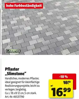 Hagebau Mr. gardener pflaster „slimstone“ Angebot