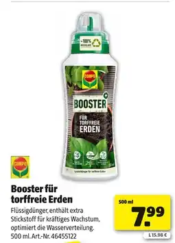 Hagebau Compo booster für torffreie erden Angebot
