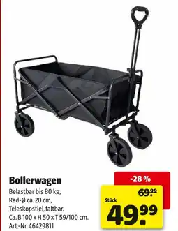 Hagebau Bollerwagen Angebot