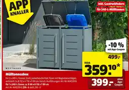Hagebau Westmann mülltonnenbox Angebot