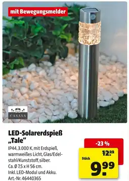 Hagebau Casaya led-solarerdspieß „tale“ Angebot