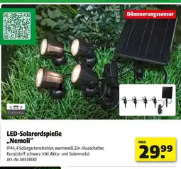 Hagebau Casaya led-solarerdspieße nemoli Angebot