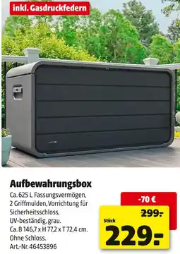 Hagebau Aufbewahrungsbox Angebot