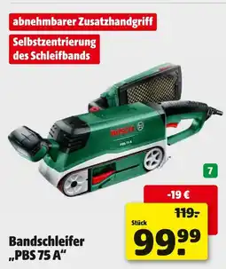 Hagebau Bosch bandschleifer „pbs 75 a“ Angebot