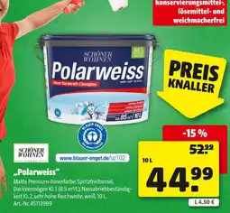 Hagebau Schöner wohnen polarweiss Angebot
