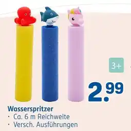 Rossmann Wasserspritzer Angebot