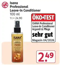 Rossmann Isana professional leave-in conditioner arganöl & pflege Angebot