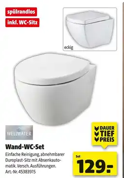 Hagebau Wellwater wand-wc-set Angebot