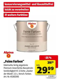 Hagebau Alpina feine farben Angebot