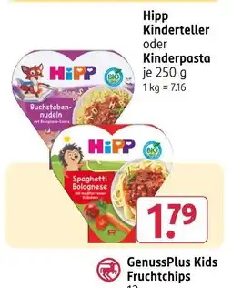 Rossmann Hipp kinderteller Angebot