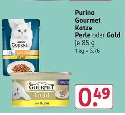 Rossmann Purina gourmet katze perle oder gold Angebot