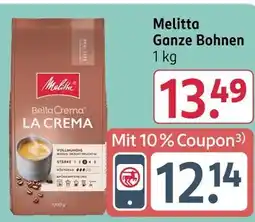 Rossmann Melitta ganze bohnen Angebot