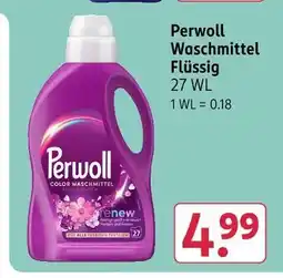 Rossmann Perwoll waschmittel flüssig Angebot