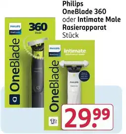 Rossmann Philips oneblade 360 Angebot