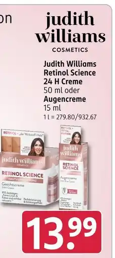 Rossmann Judith williams retinol science 24 h creme Angebot