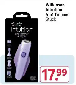 Rossmann Wilkinson intuition 4in1 trimmer Angebot