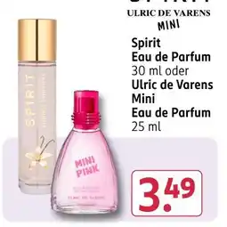 Rossmann Ulric de varens spirit eau de parfum Angebot